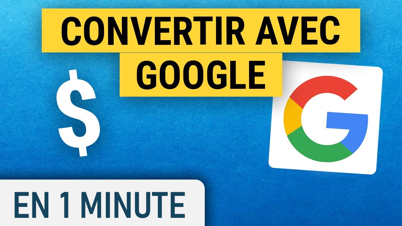Convertir en dollars avec Google