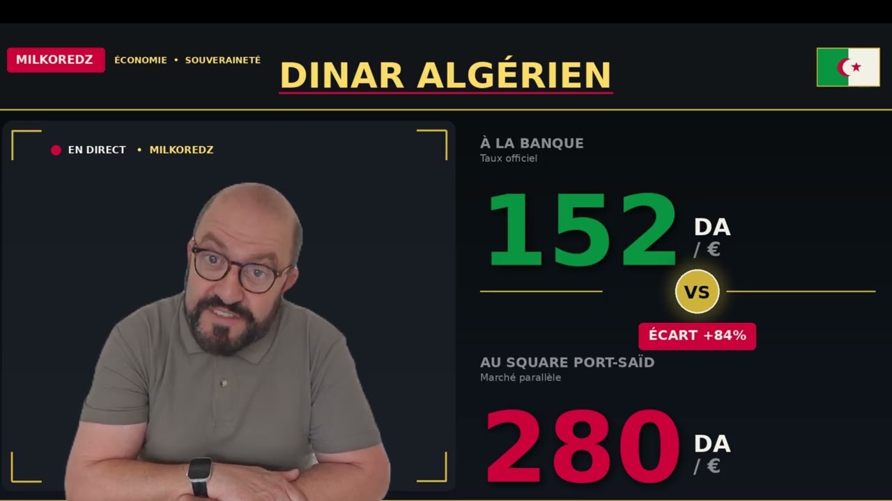 Pourquoi le DINAR algérien ne se change PAS à l'étranger (la vraie raison)