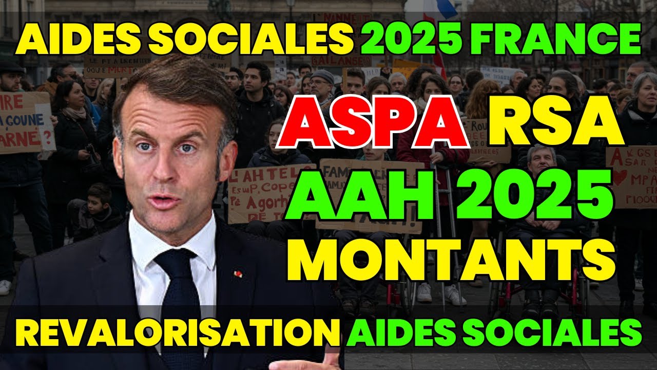 ASPA, RSA, AAH : Nouveaux Montants et Dates Officielles des Aides Sociales en 2025