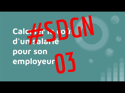 #SDG03 Calculer le coût d'un salarié pour son employeur