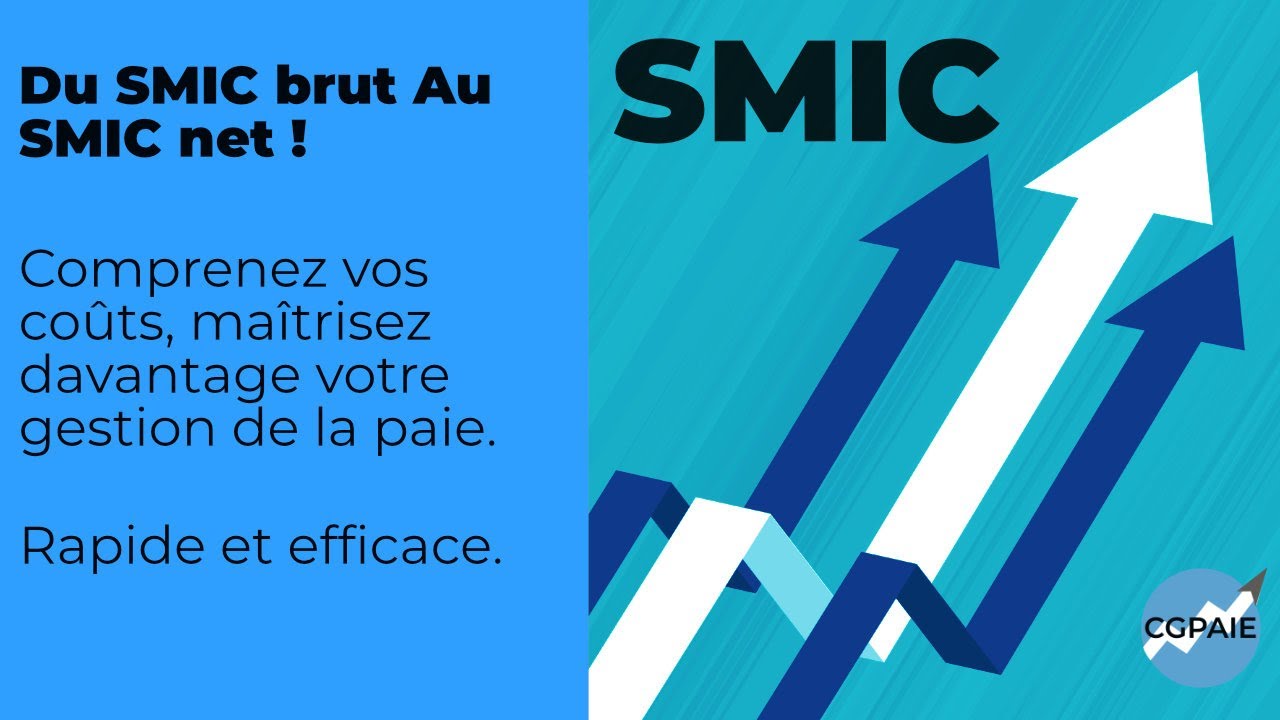 Du SMIC brut Au SMIC net ! Comprendre vos coûts. [à jour de mai 2023]  #salaire #paie #smic