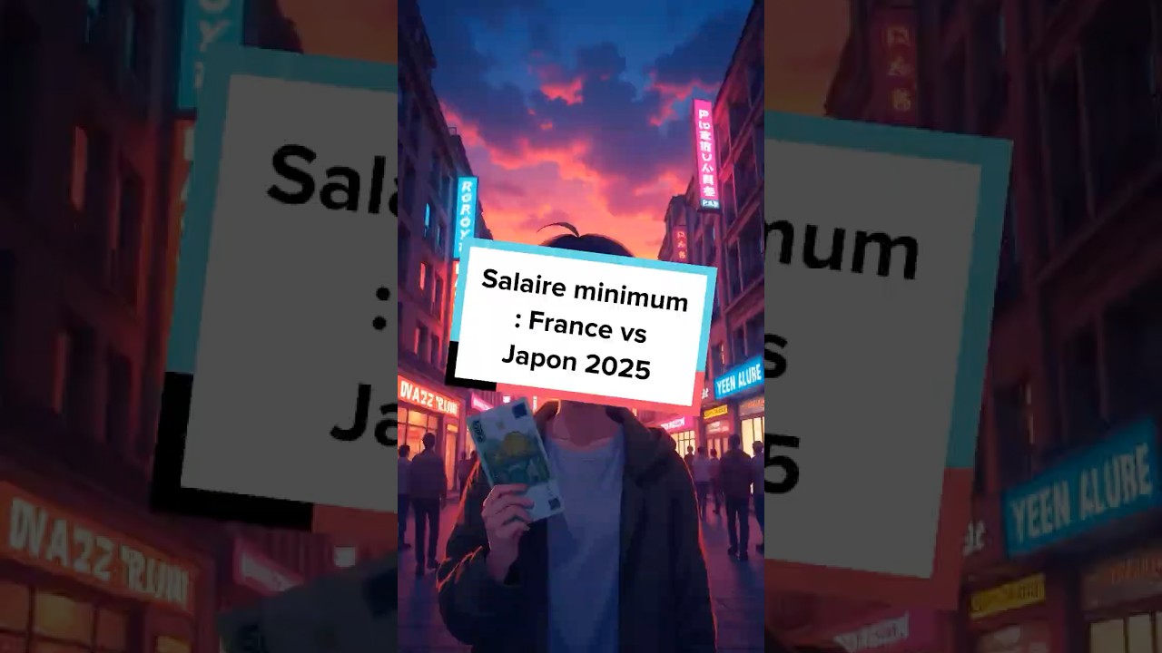 Salaire minimum : France vs Japon 2025 - #économie #salaire #japon #france #pouvoirdachat