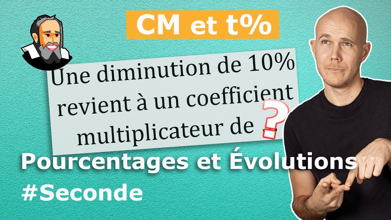 COEFFICIENT MULTIPLICATEUR et TAUX d'ÉVOLUTION - Exercice Corrigé - Seconde
