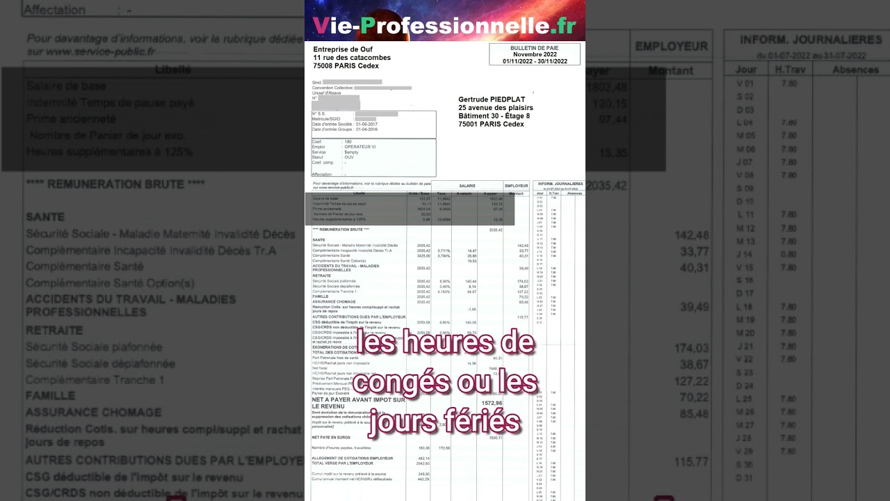 Comprendre les bulletins de paie #travailenentreprise #bulletindepaie #bulletindesalaire