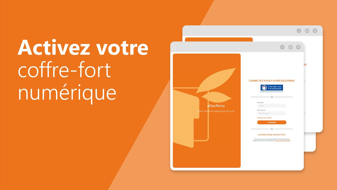 Activez votre coffre fort numérique eDocPerso