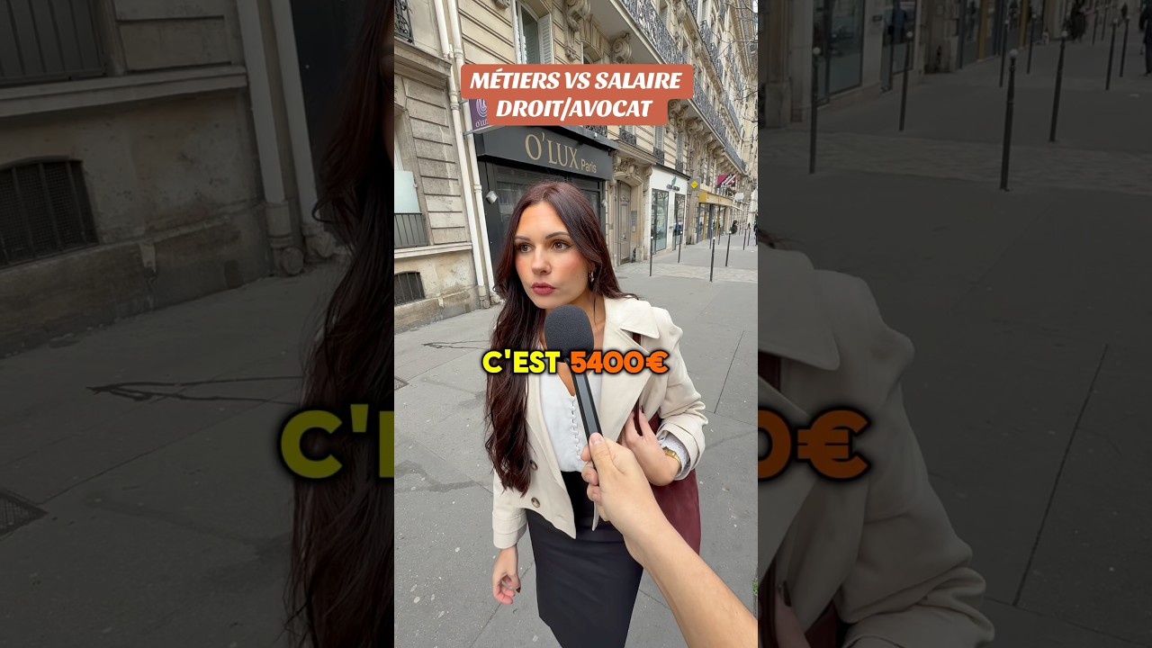 Métiers VS Salaires avocat 👩🏻‍💼