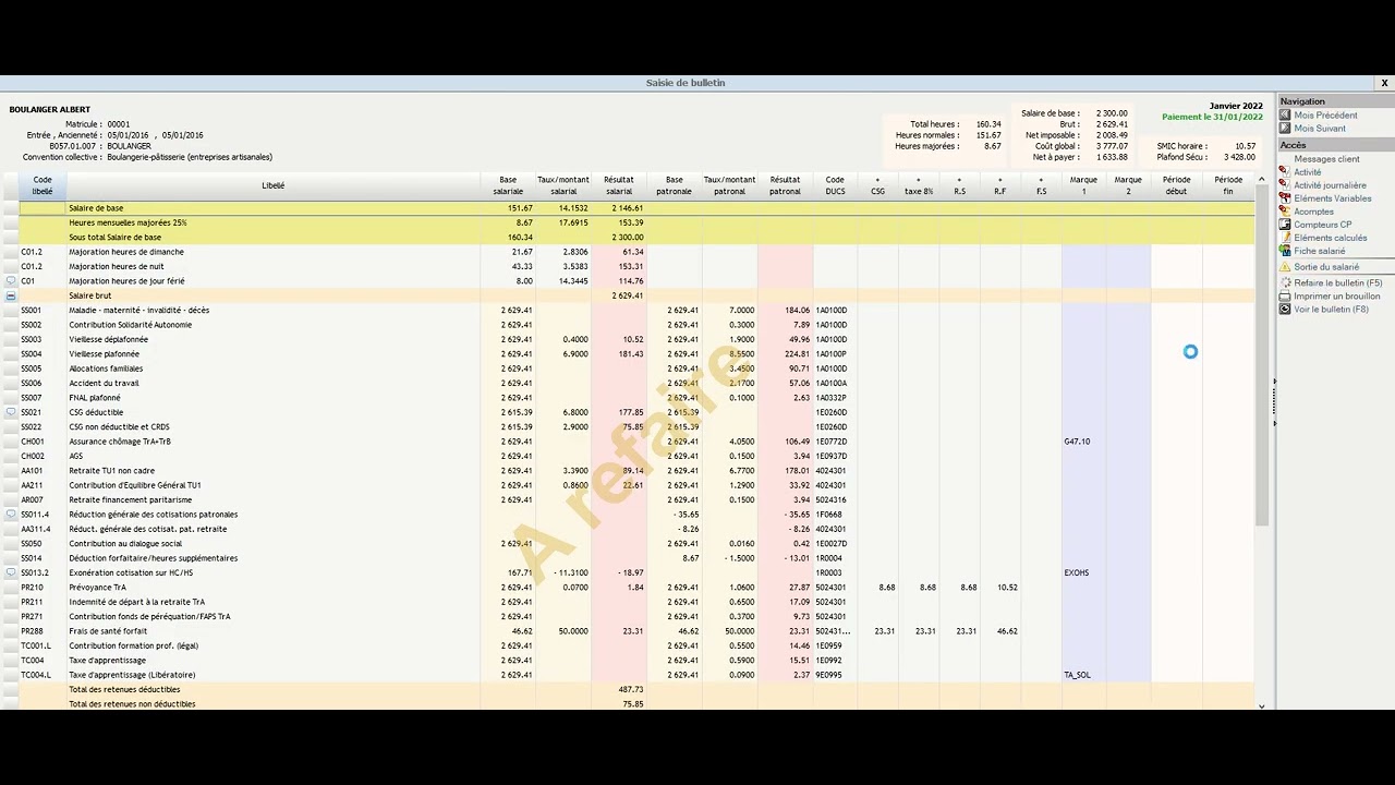 SILAE - Assistant sortie du salarié