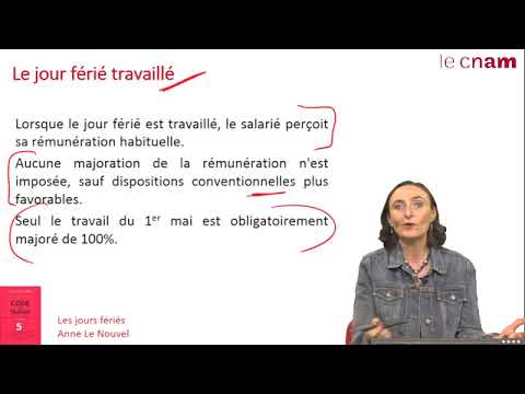 Les jours fériés