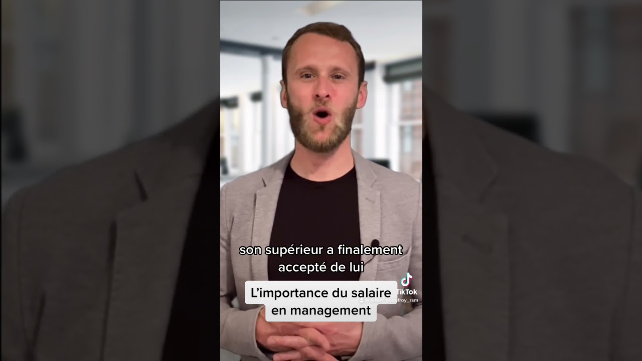 L’importance du salaire en management