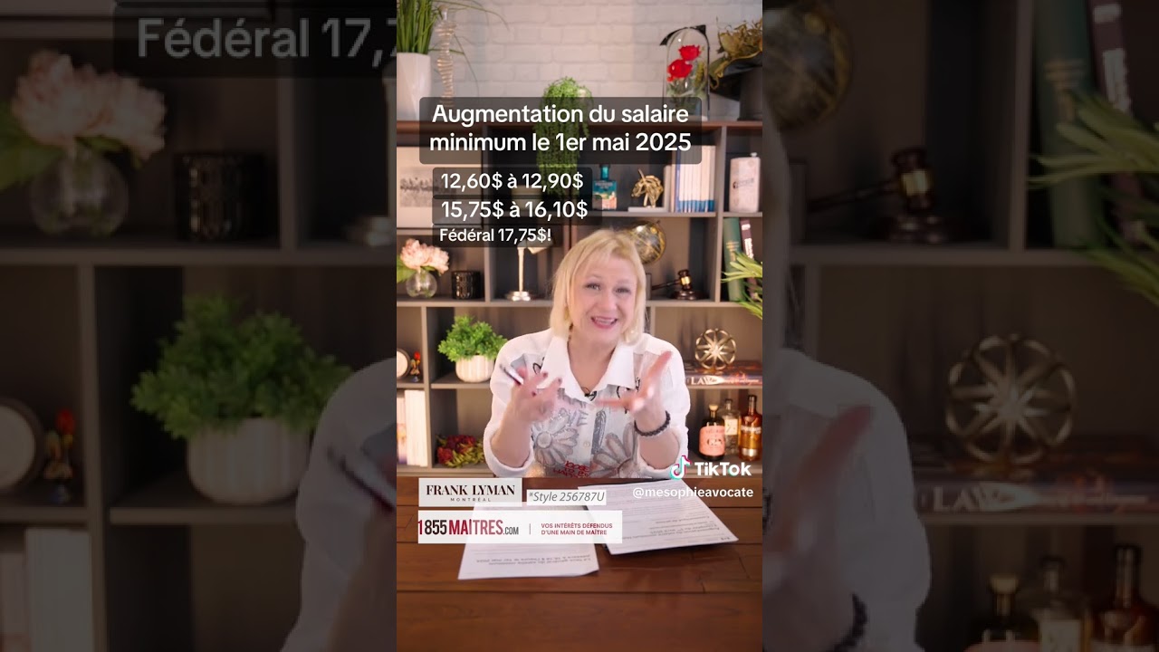 Augmentation du salaire minimum le 1er mai 2025