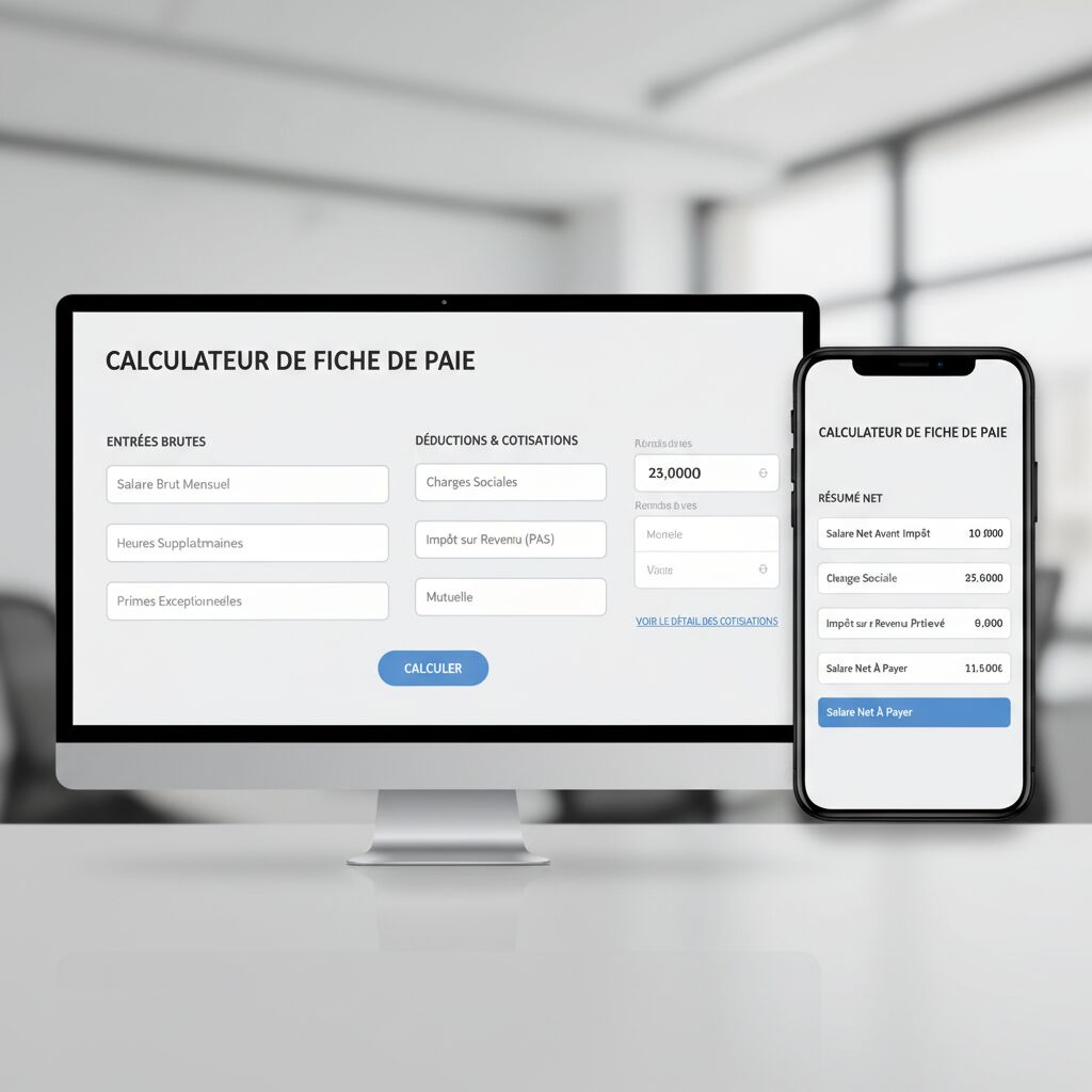 Calculez facilement votre salaire brut en net pour 2025 avec notre simulateur précis et gratuit. Obtenez une estimation rapide et fiable de votre rémunération nette.