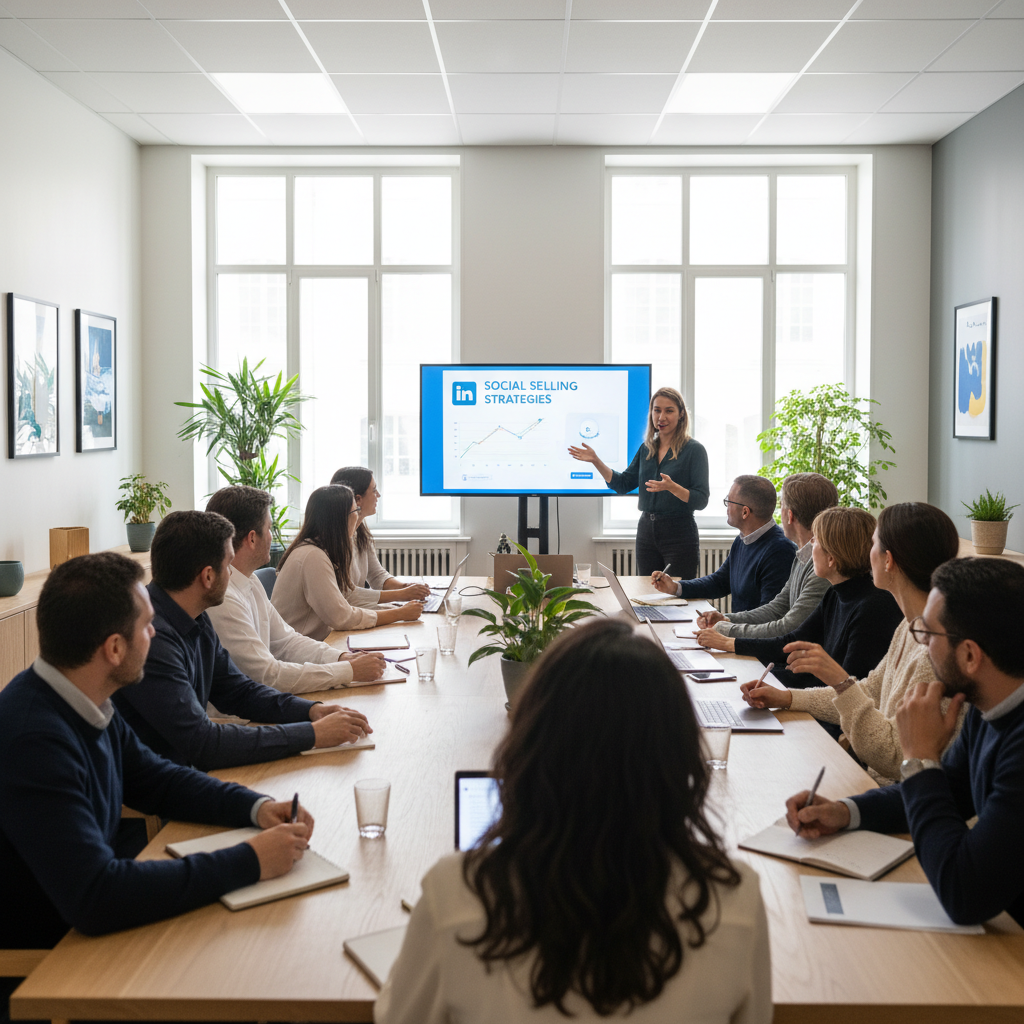 découvrez la formation social selling avec emmanuelle petiau et maîtrisez l'art de vendre efficacement en ligne en 2025. boostez vos compétences digitales et transformez vos prospects en clients fidèles.