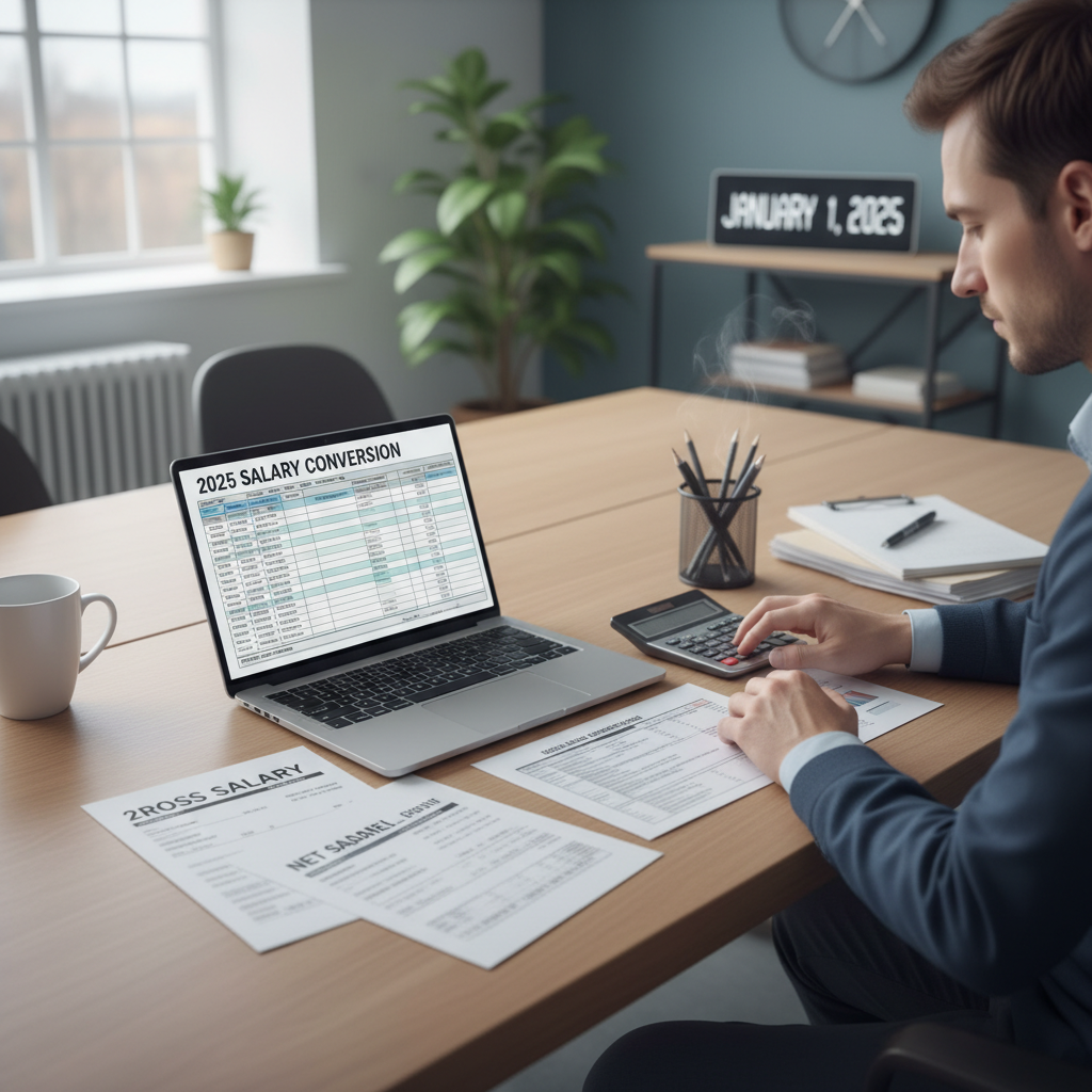 découvrez comment calculer votre salaire net à partir du salaire brut en 2025, en tenant compte des déductions et cotisations pour connaître votre revenu réel.