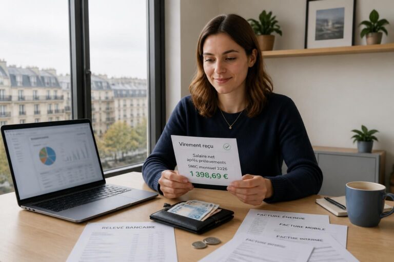 Salaire au smic net : quel est le revenu mensuel après charges en 2026 ?