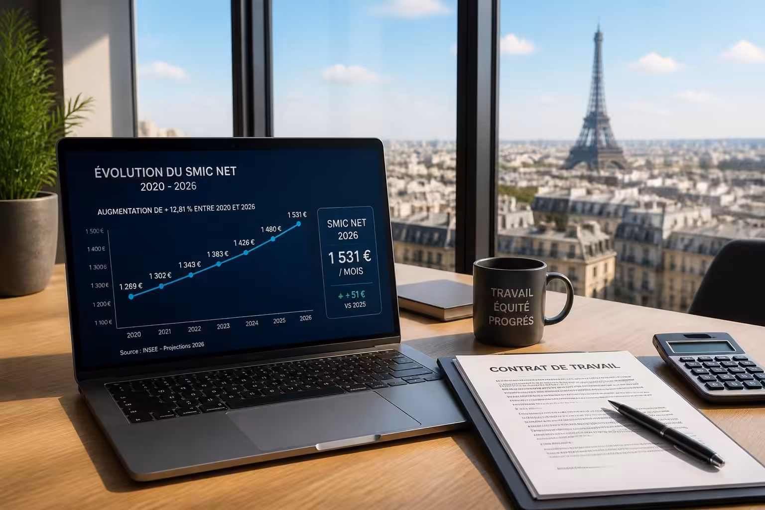 découvrez le montant actuel du smic français net en 2026, le salaire minimum légal en france, et toutes les informations clés sur son évolution et son application.